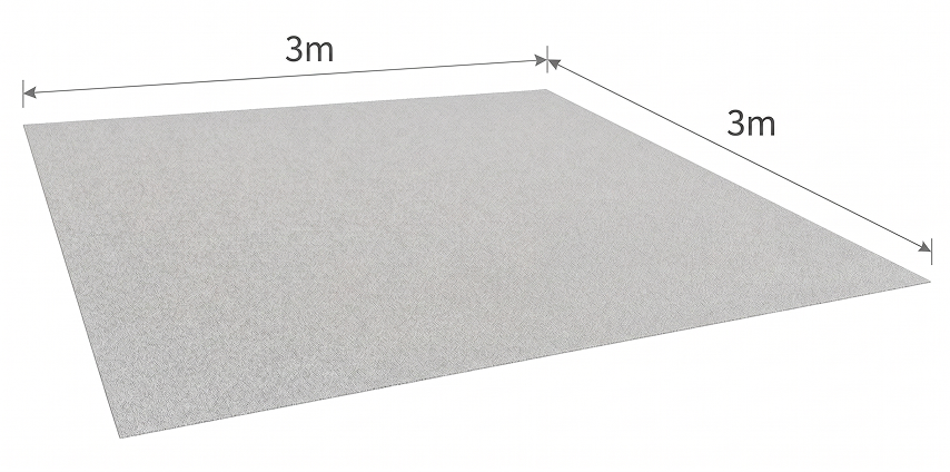 독립부스 3m x 3m 예시 이미지
